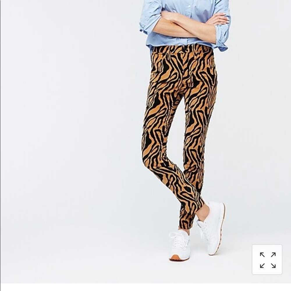 NWT JCREW Zebra Pants